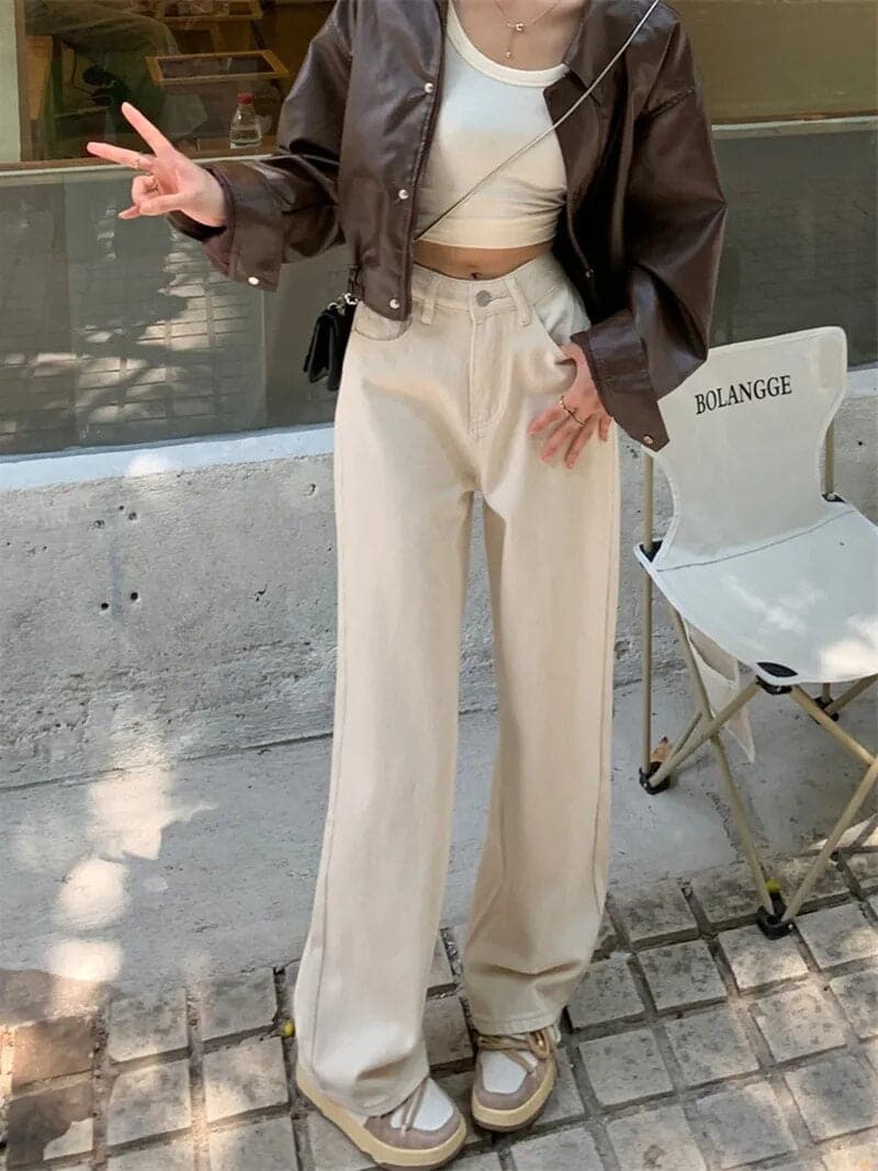 WW | Modern Wide-Leg High-Waist Trousers