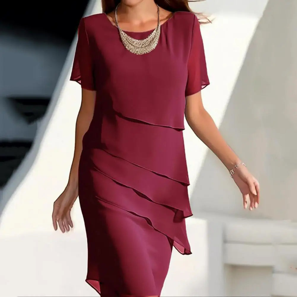 WW | Elegantes Chiffonkleid