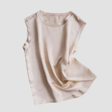 WW | Ärmelloses Seiden Satin Top