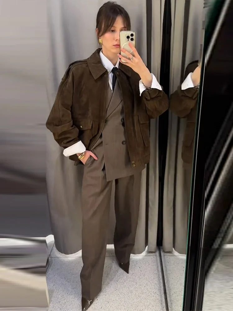 WW | Jacke mit Reißverschluss und Reverskragen