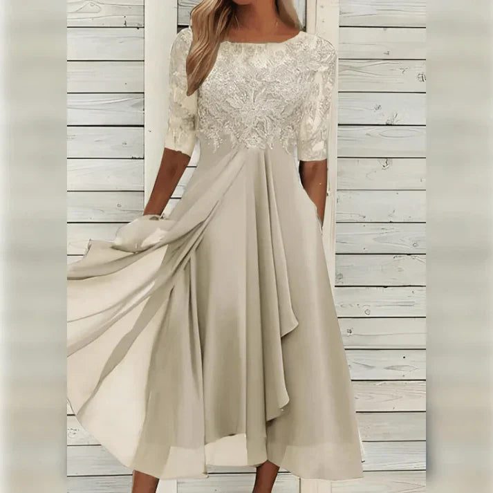 Liv's elegant summer dress