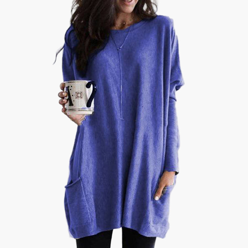 WW | Longpullover im Oversize-Stil - Bequemer Casual-Look für Herbst und Winter