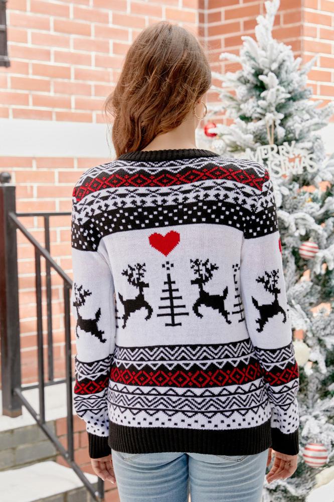 WW | Weihnachtsbär & Geweih Strickpullover