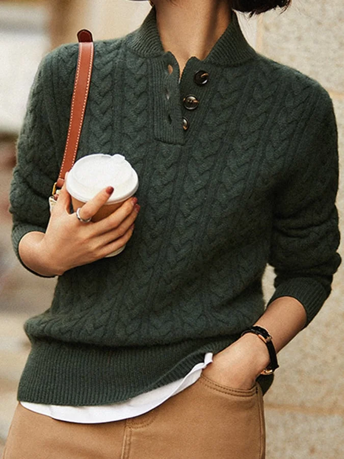 WW | Cable-knit Winter Sweater for Women