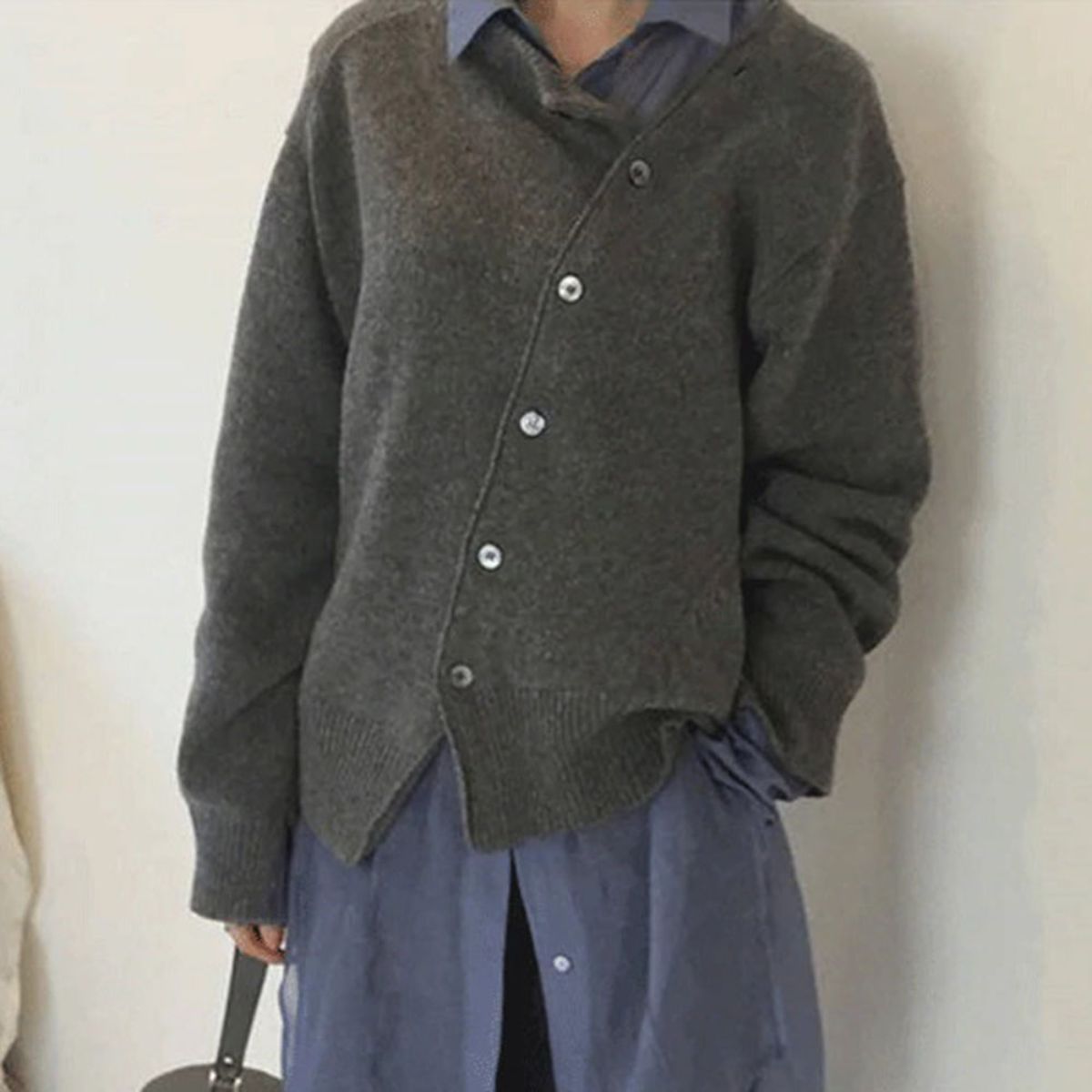 WW | Bequeme Wickeljacke mit verspielter Knopfleiste