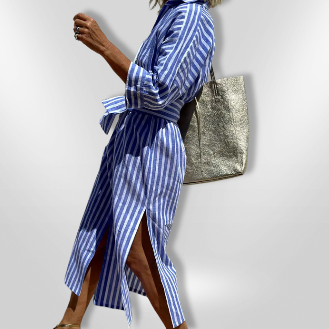 WW | Gestreiftes Hemdkleid