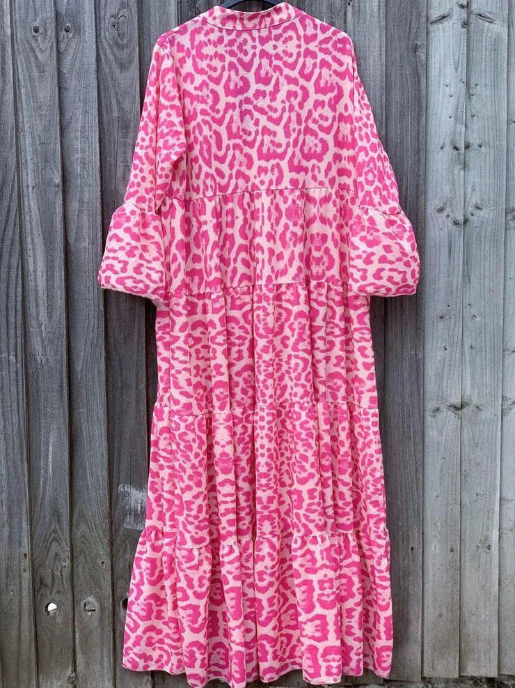 WW | Stylisches Sommerkleid mit Leopardenmuster