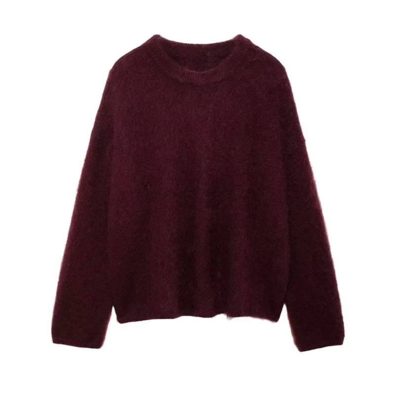WW | Solid Crew Neck Sweater