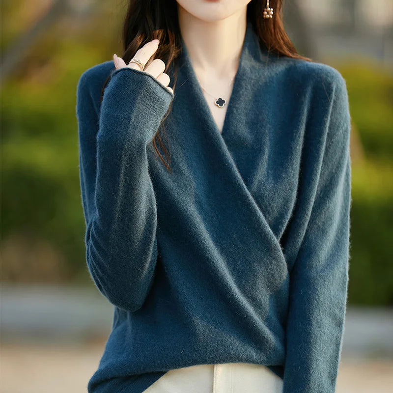WW | Kaschmir Wickelpullover