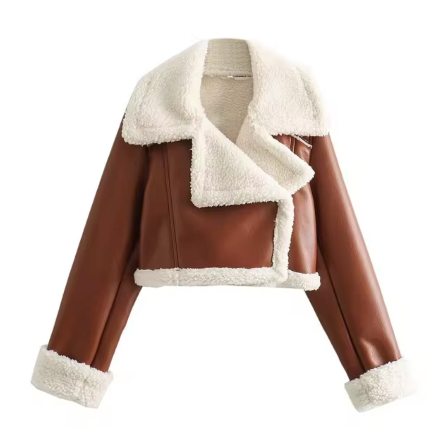 WW | Short Faux Leather Jacket