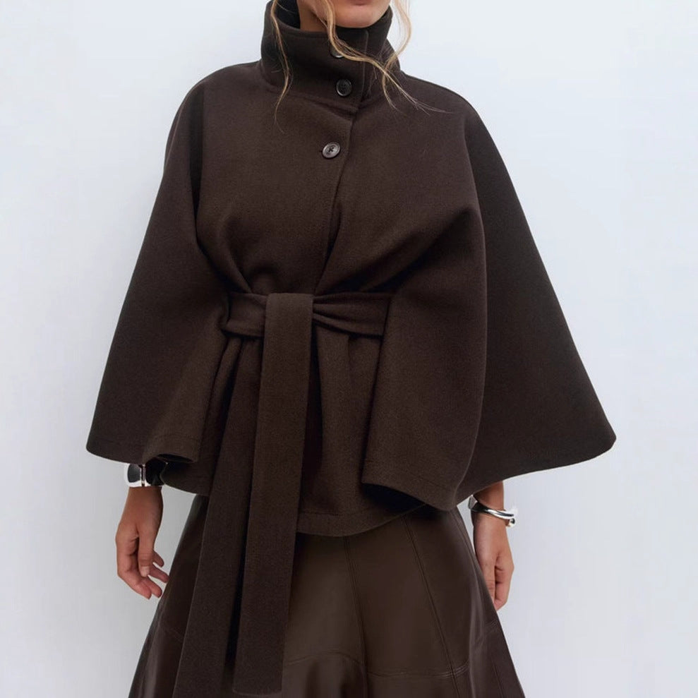 WW | Damen Fließende Teilweise Gekleidete Stylische Jacke