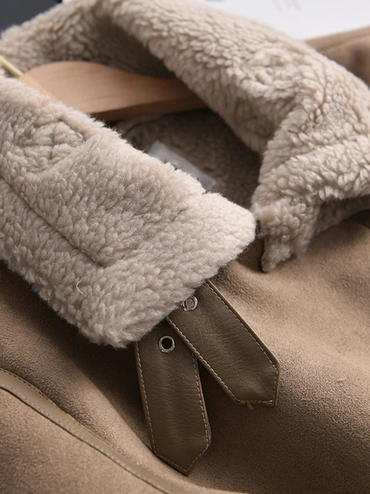 WW | Suede Winter Jacket Warm & Stylish