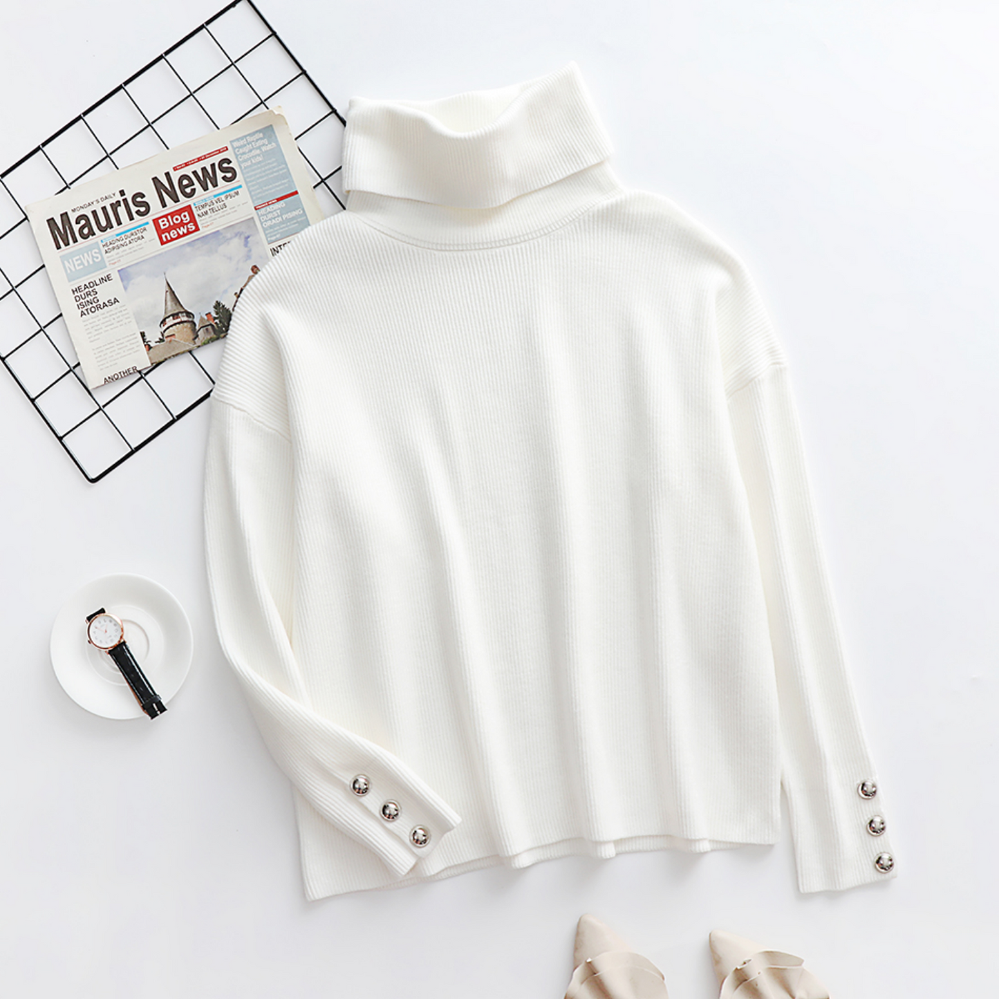 WW | Stylish Turtleneck Sweater
