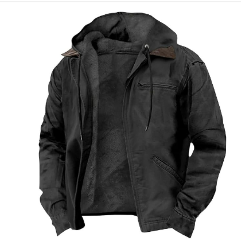 WW | Klassische Warme Kapuzenjacke Für Herren