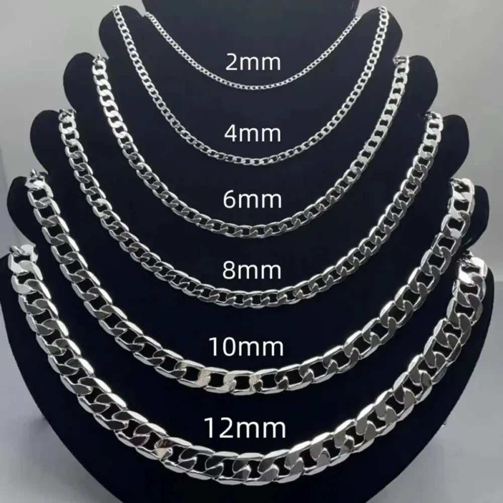 WW | 925 Sterling Silver Face Chain