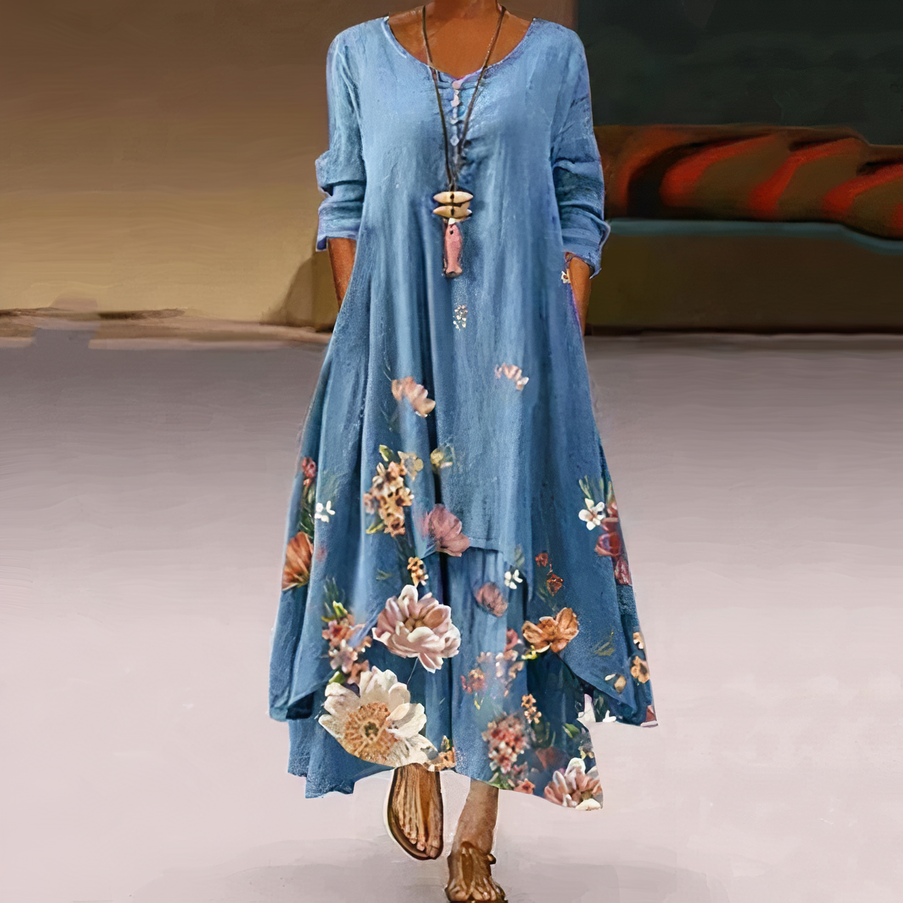 WW | Elegantes Mode Baumwollkleid