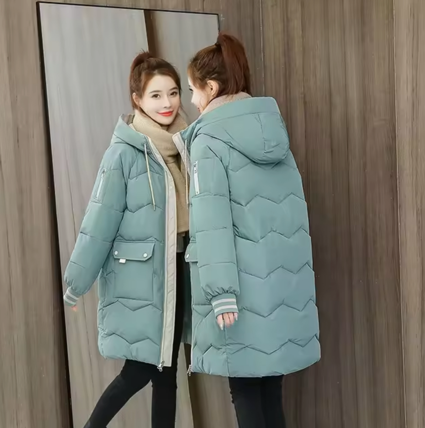 WW | Lange Parka Baumwolljacke