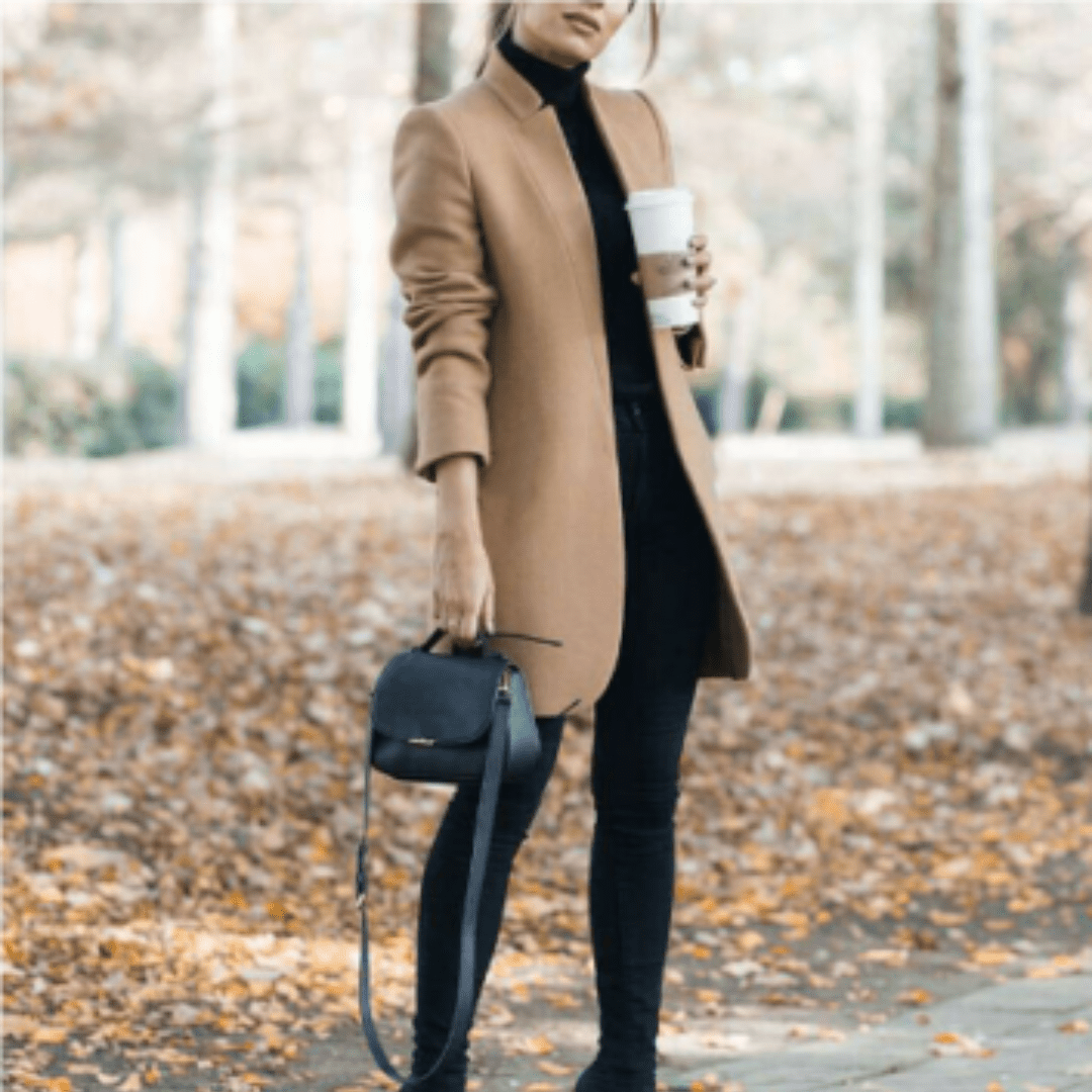 WW | Longline Coat - Open Front - Tailored Silhouette