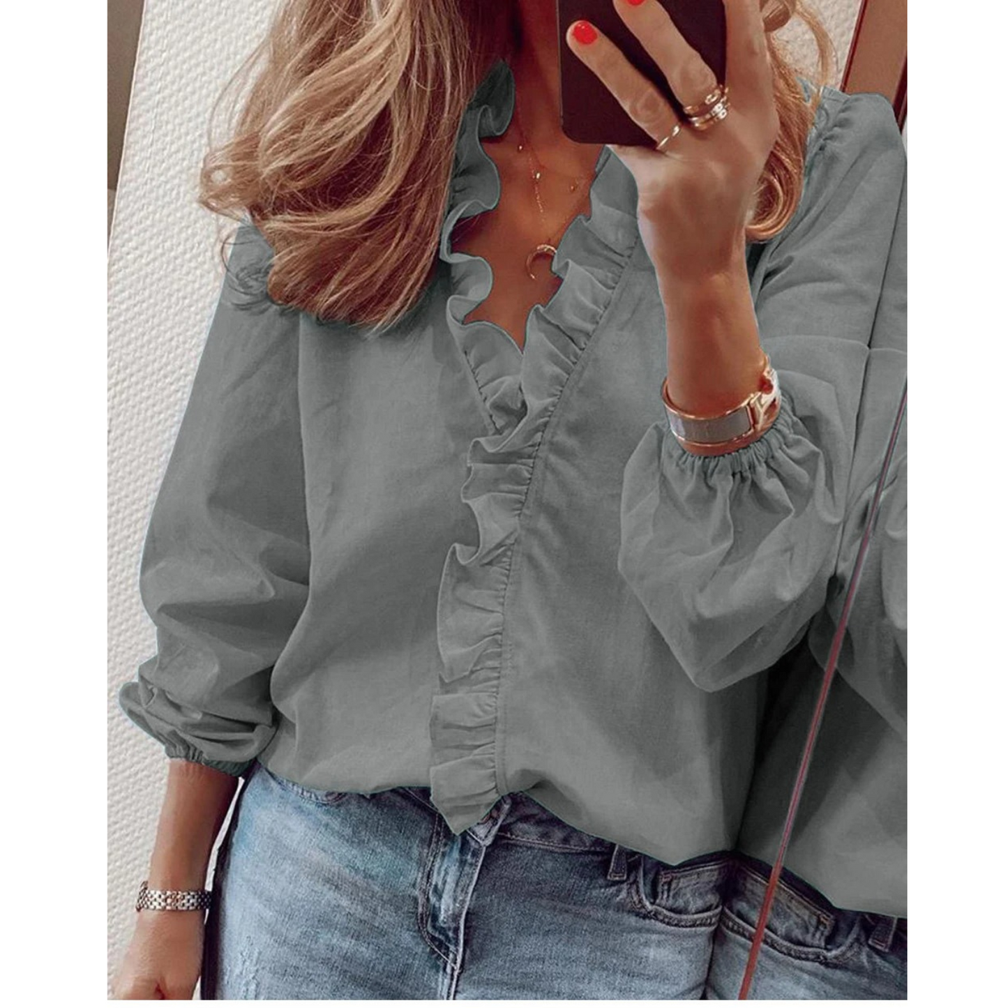 WW | Floral Chiffon Blouse