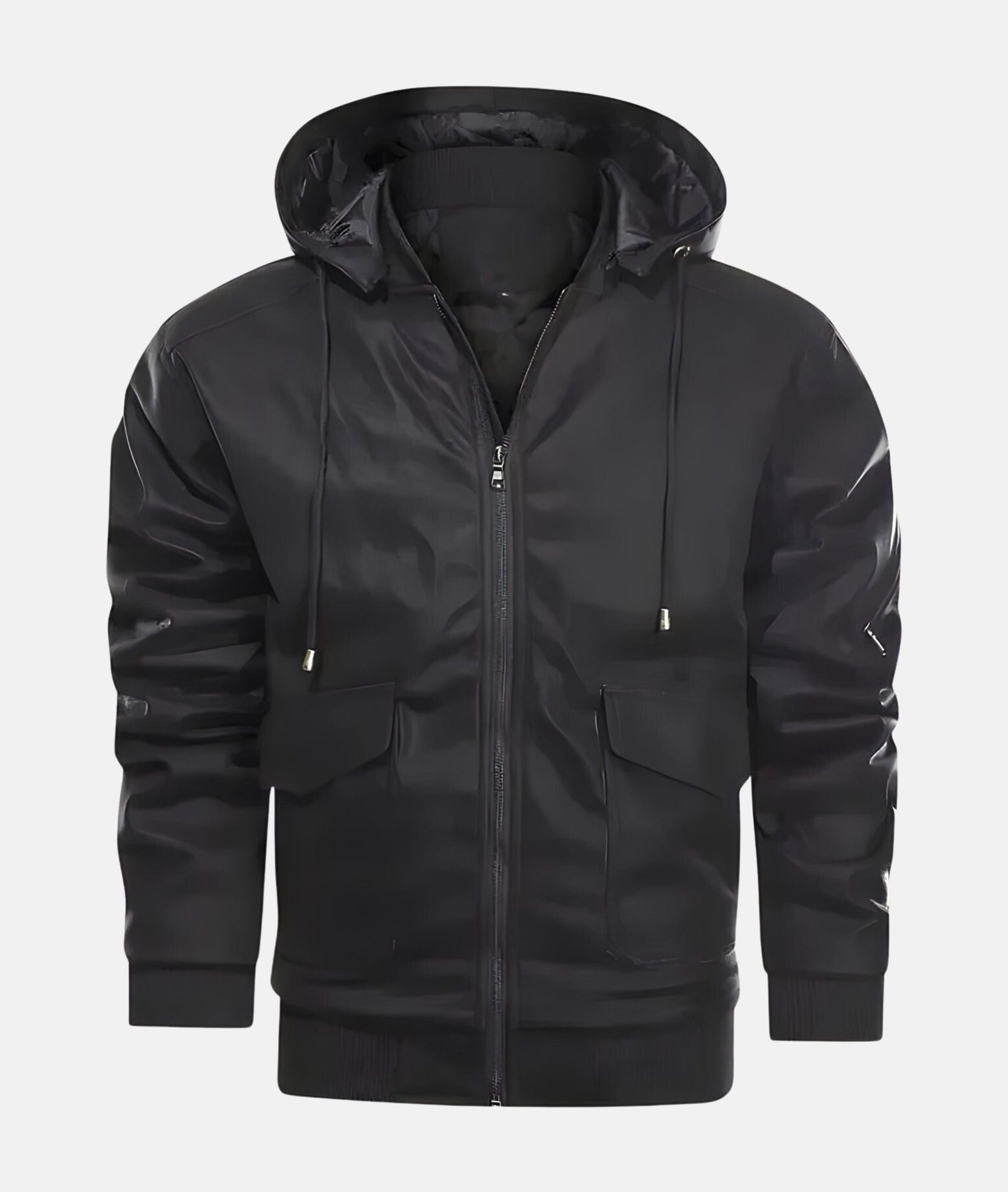 WW | Comfortable jacket with hood and quilted lining for men