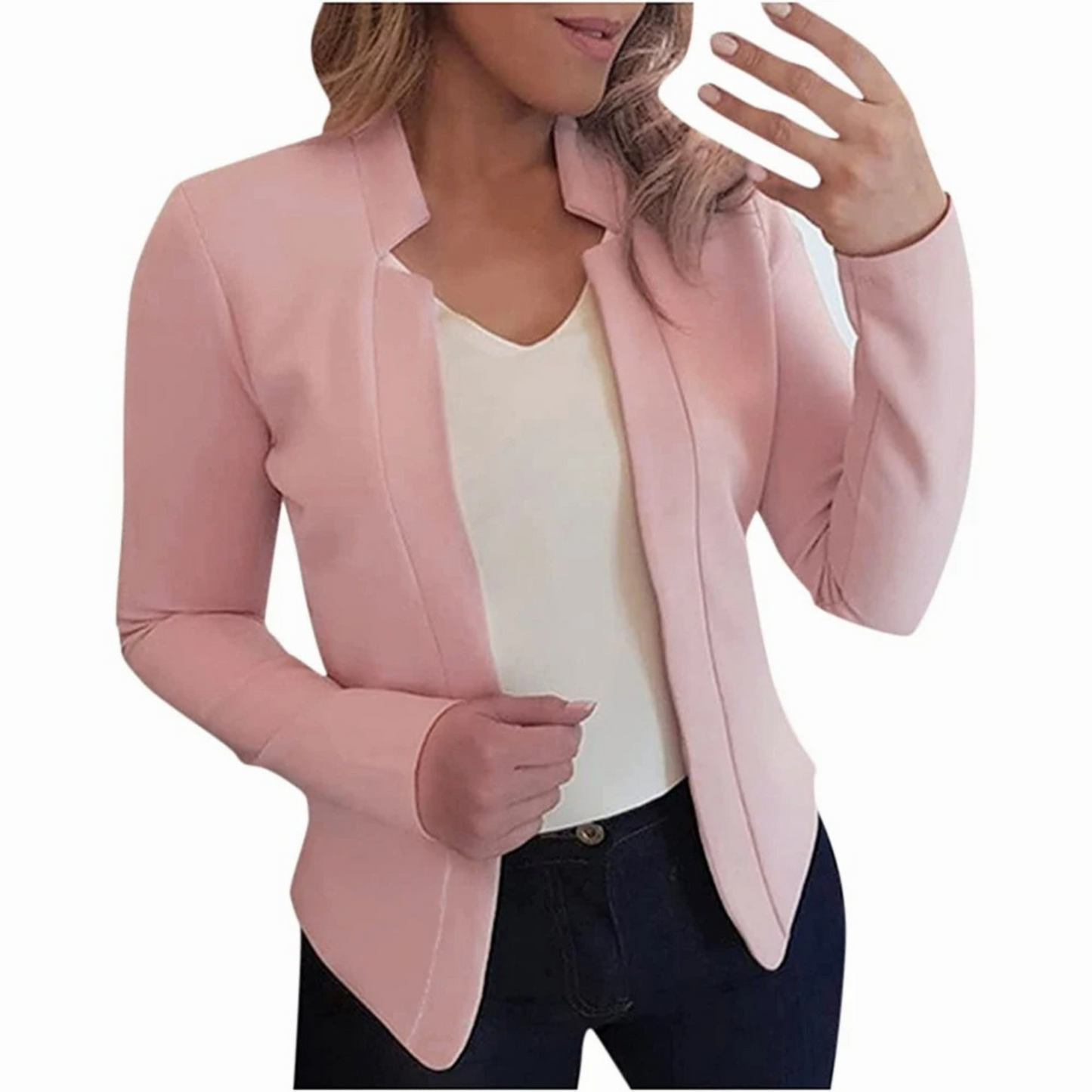 WW – Kleiner Damenblazer, schlichter Cardigan