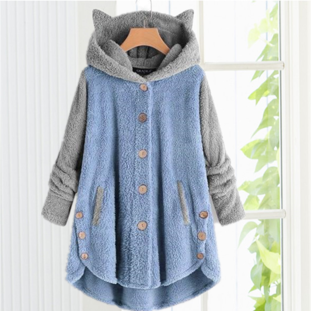 WW | Kapuzenjacke mit Katzenohren Design