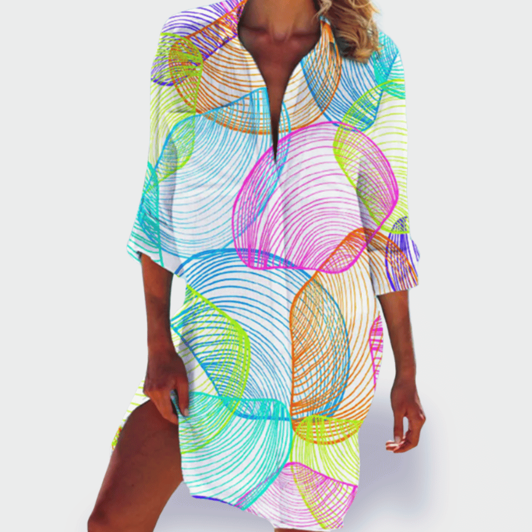 Brigitte | Colourful and light summer dress