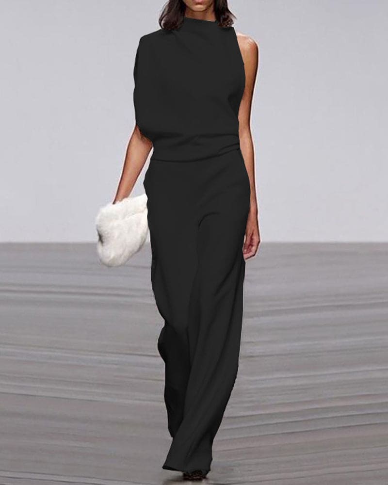 WW | Premium One Shoulder Jumpsuit