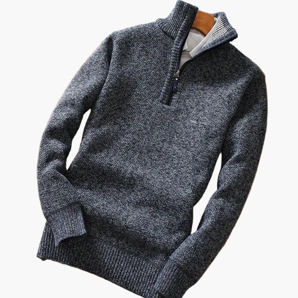WW | Zipped Knit Jumper - Modern Casual Style for Everyday and the Office