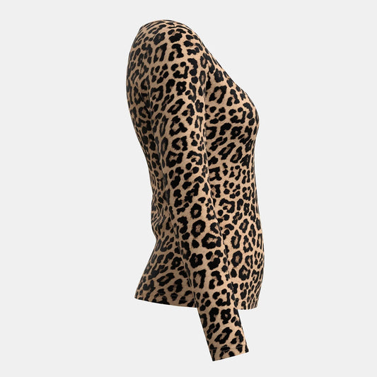 WW | Langarm Leopard Oberteil