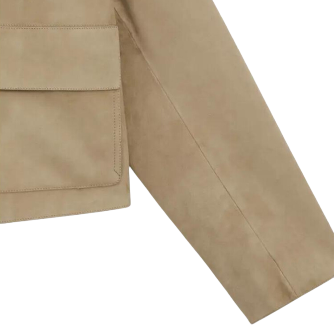 WW | Beige Leather Jacket