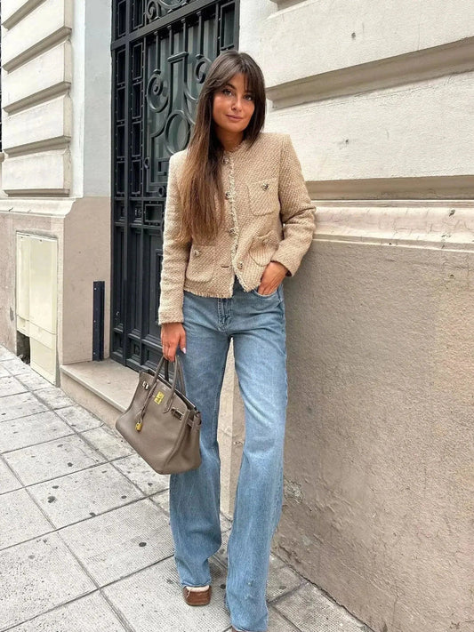 WW | Verkürzte Tweedjacke für Damen