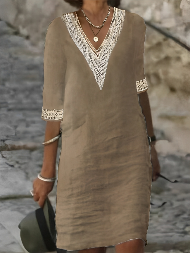 Julia – Linen-Cotton Dress