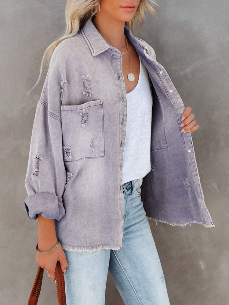 WW | Trendiges Denim-Jacke für Damen - Stilvoll und Vielseitig