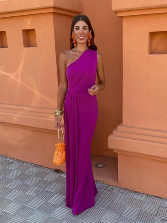 Lia™ | Asymmetric Maxi Dress