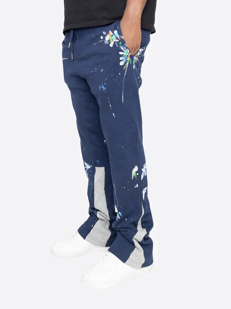 WW | Farbspritzer Flare Sweatpants