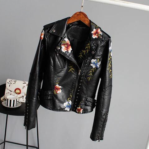 WW | Embroidered Cropped Vintage Jacket