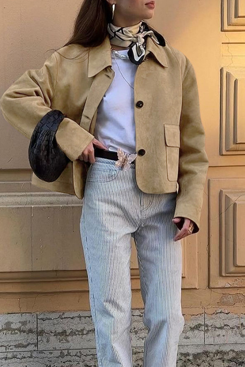 WW | Casual jacket with button-through shirt collar