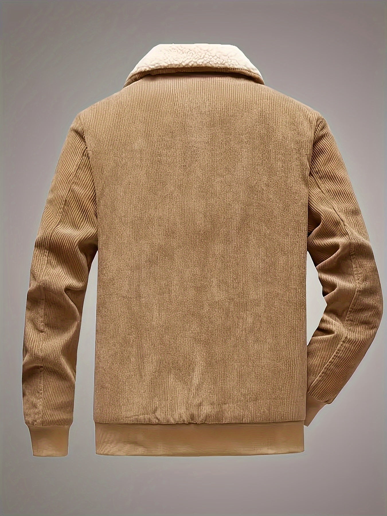 WW |  Mit Etikett Patch Fleece Gefütterte Winterjacke Für Herren - Ideal für Winter