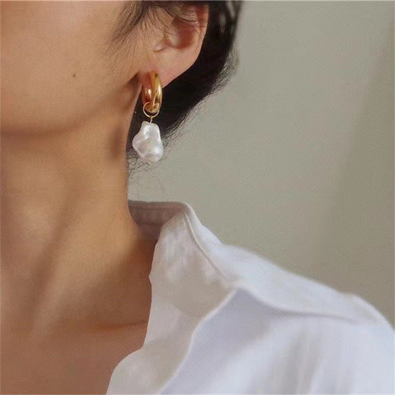 WW | Baroque Pearl Earrings