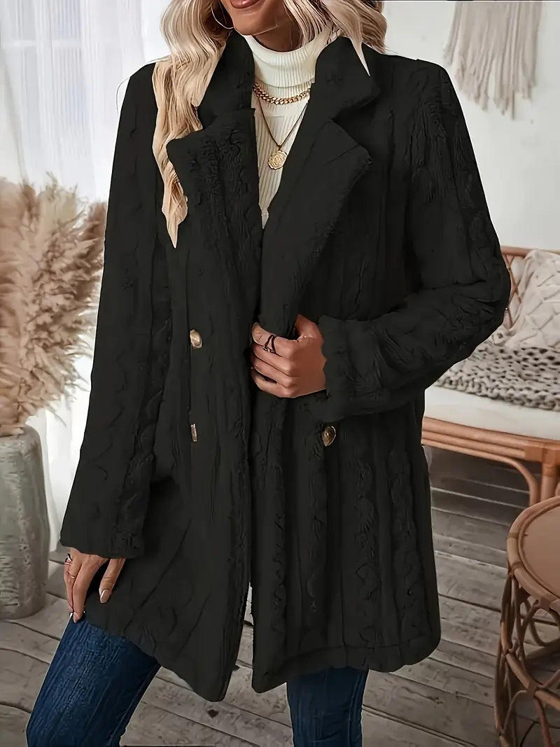 WW | Soft Solid Thermal Coat with Long Sleeves