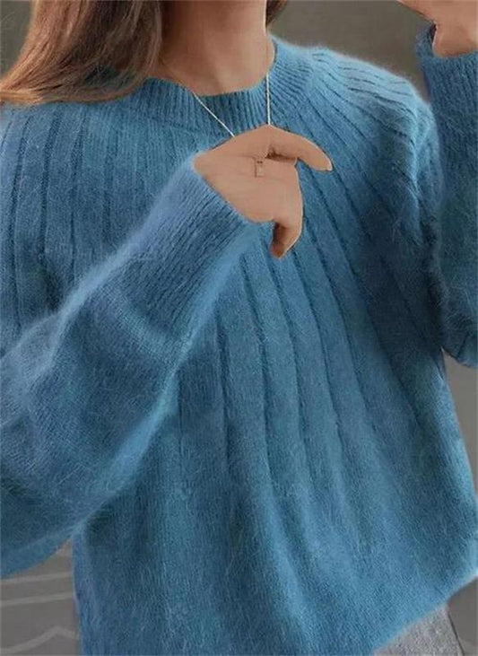 WW | Flauschiger Strickpullover