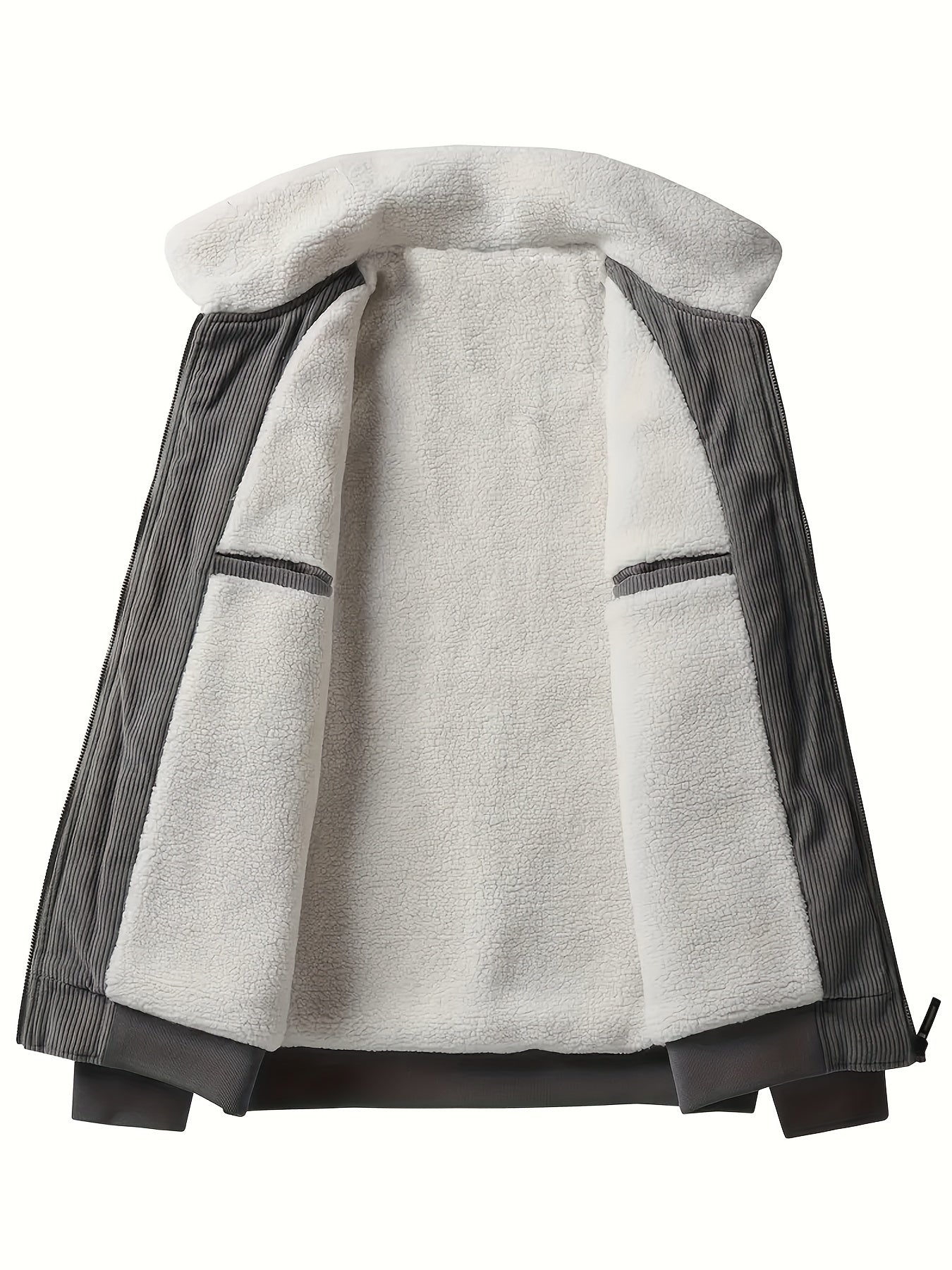 WW |  Mit Etikett Patch Fleece Gefütterte Winterjacke Für Herren - Ideal für Winter
