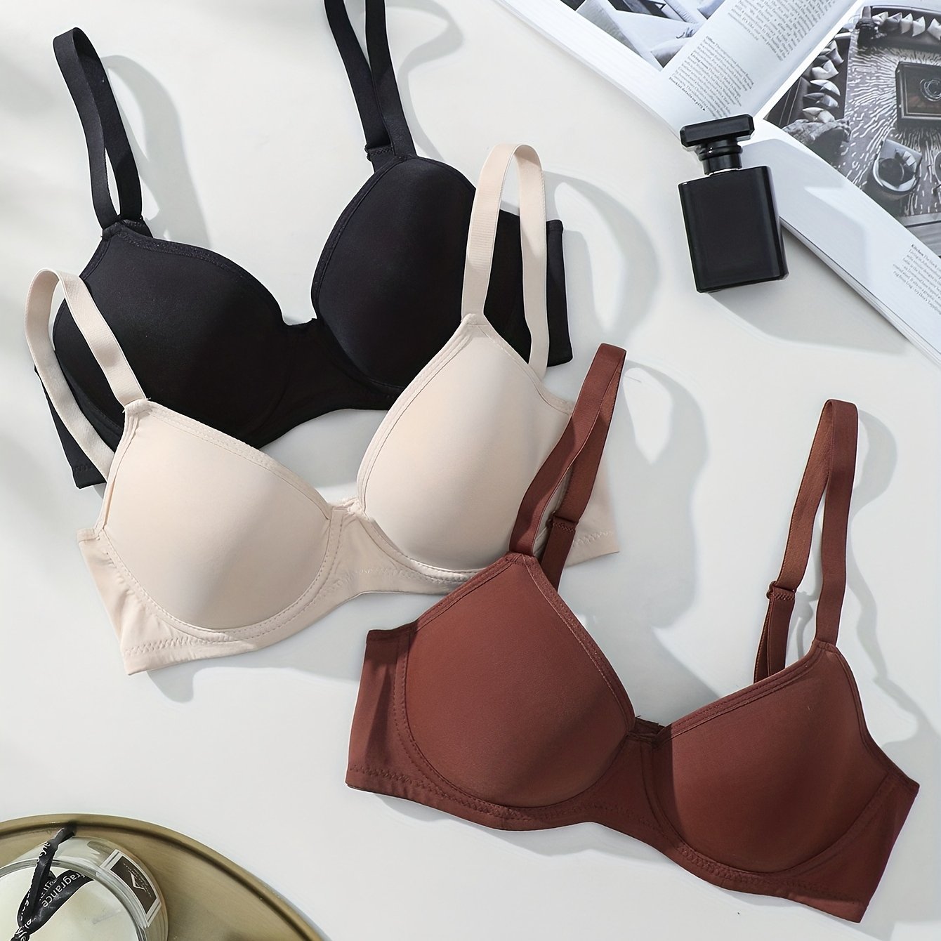 WW | 3 Teilig Nahtlos Anti Ablehnung Push up Bh