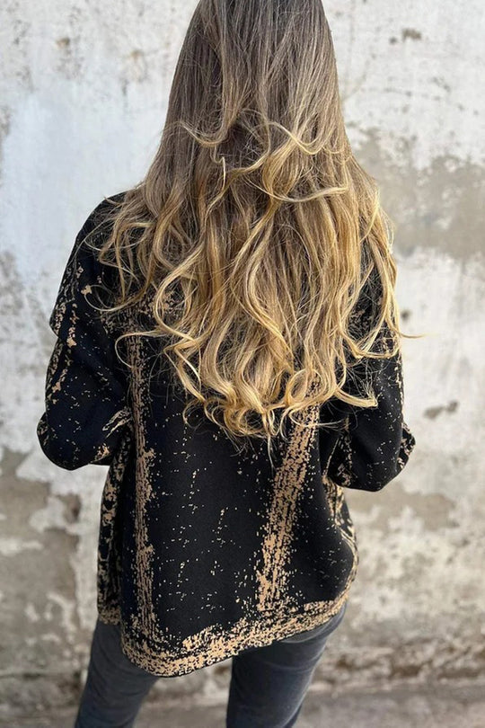 WW | Revers Metall Schnalle Lässige Lockere Jacke