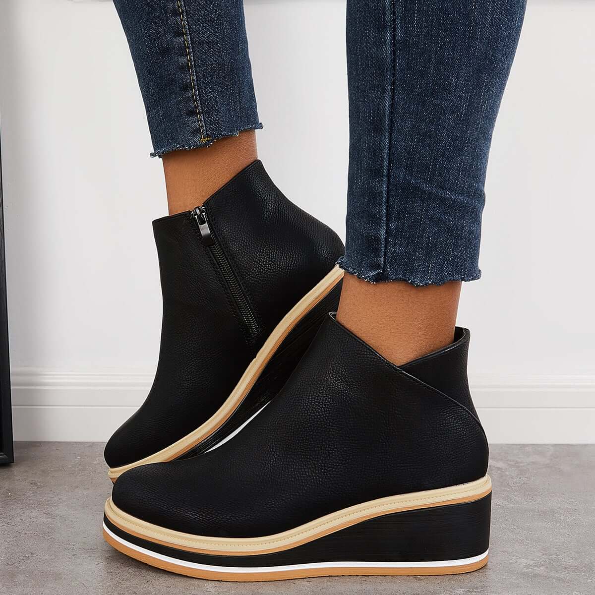 WW | Schicke Leder-Stiefeletten für den Alltagsstil
