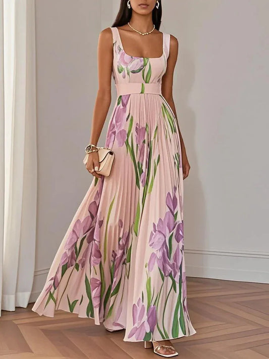 Iris Bloom™ | Sommerkleid mit Square Neckline