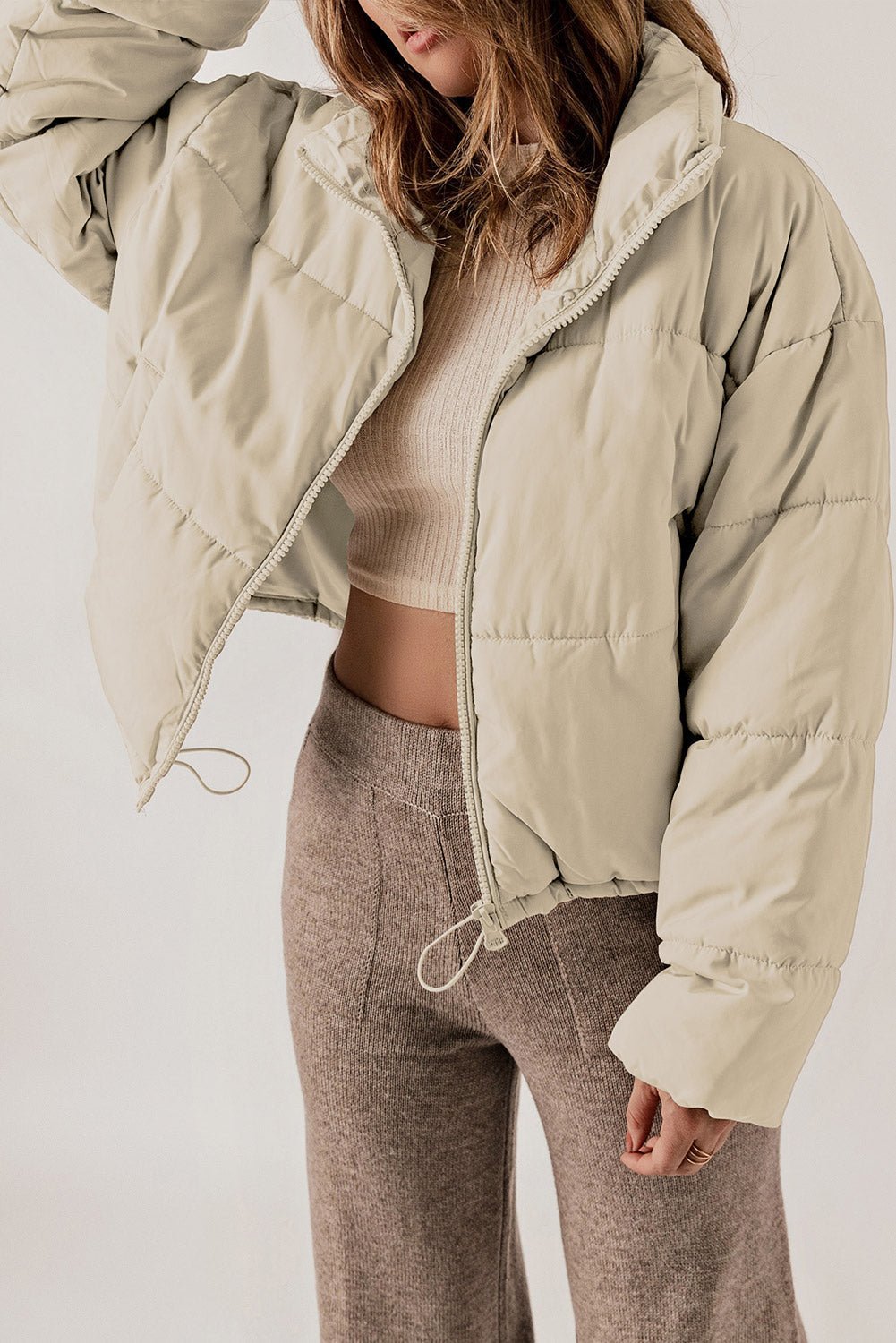 WW | Puffer Jacket - High Collar - Lightweight Warmth - Winter Casual