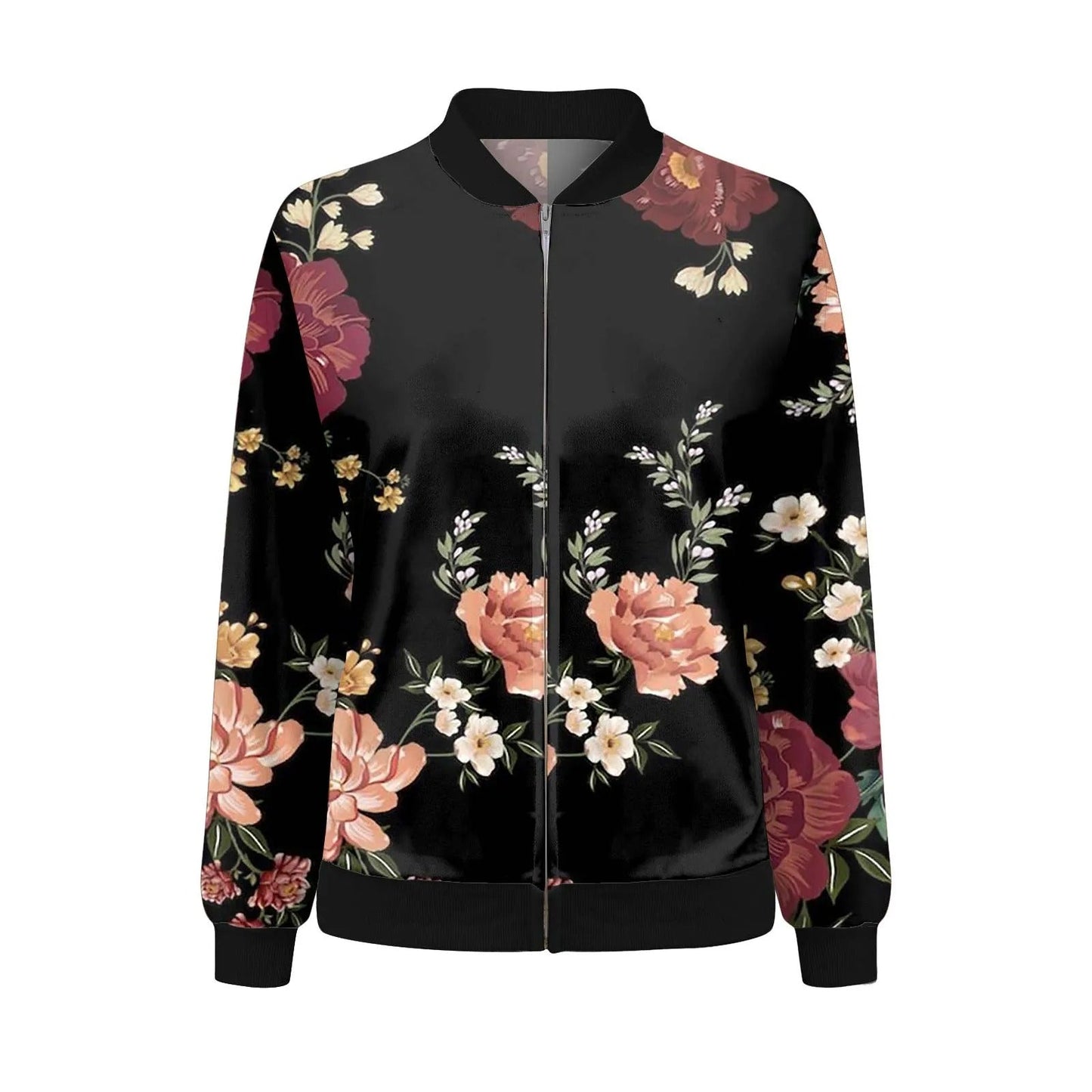 WW | Women's Summer Jacket with Fine Floral Pattern