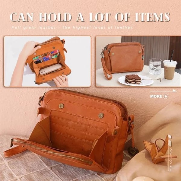 WW | Handmade Vegan Leather Shoulder Bag
